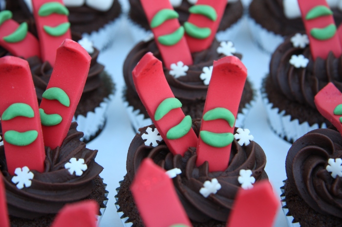 ski cupcakes