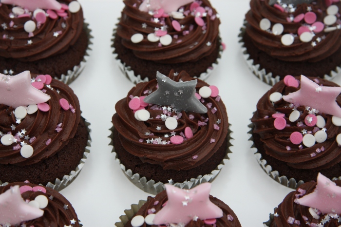 star cupcakes