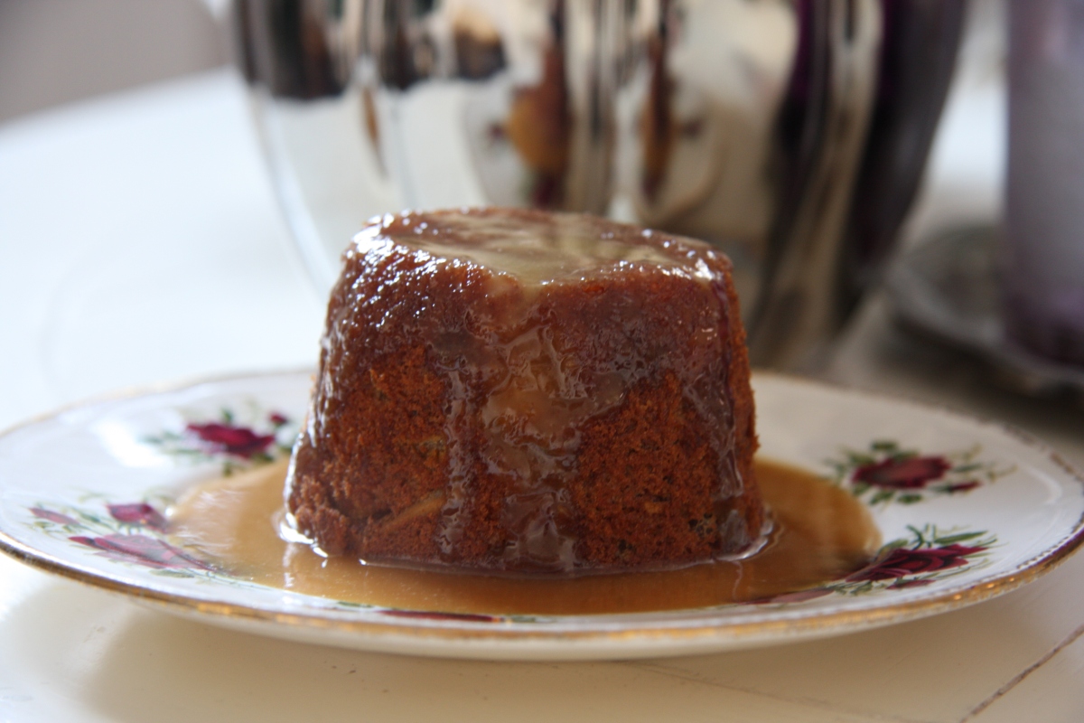 Apricot and Pecan Puddings with Caramel Sauce – lovinghomemade